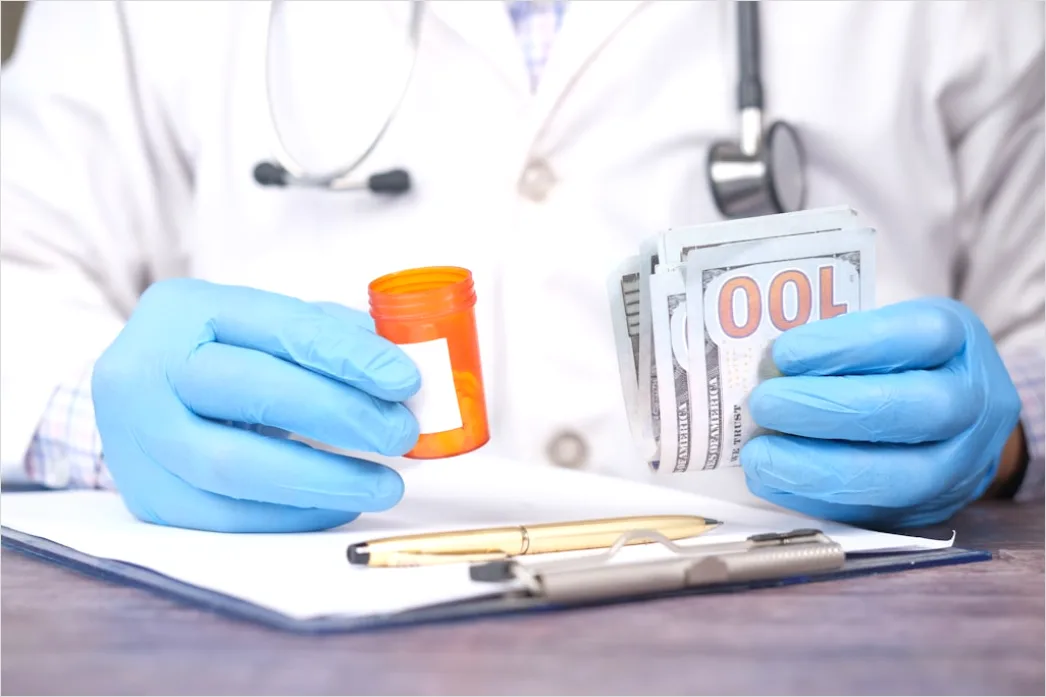 Detail Clinical Trial Paperwork And Medical Research Concept Number 12