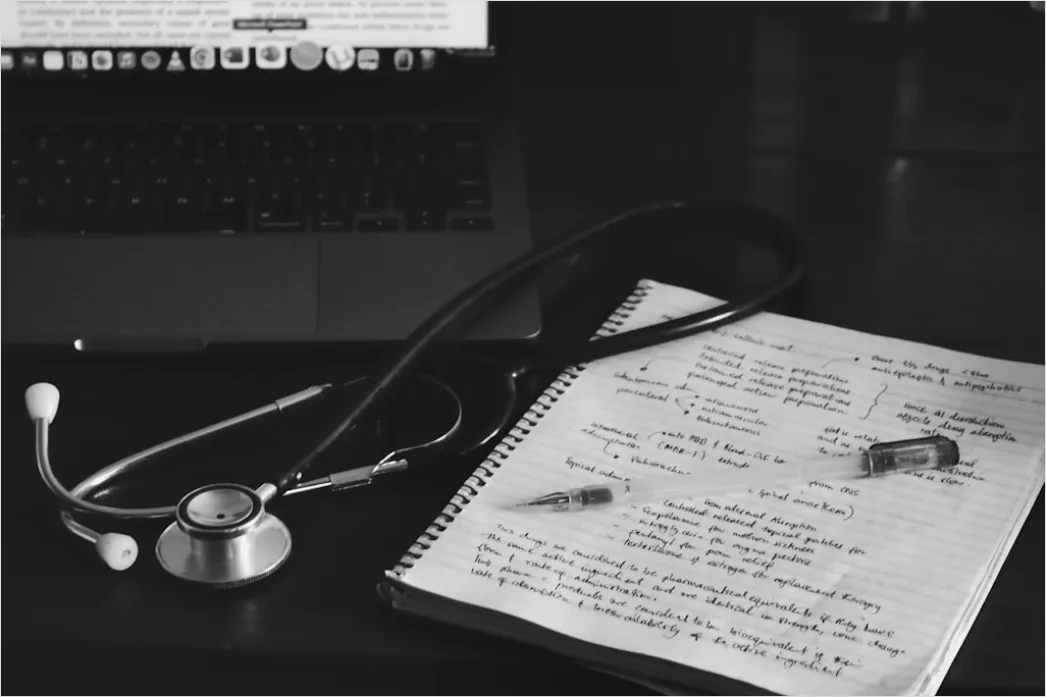 Detail Clinical Trial Paperwork And Medical Research Concept Number 14