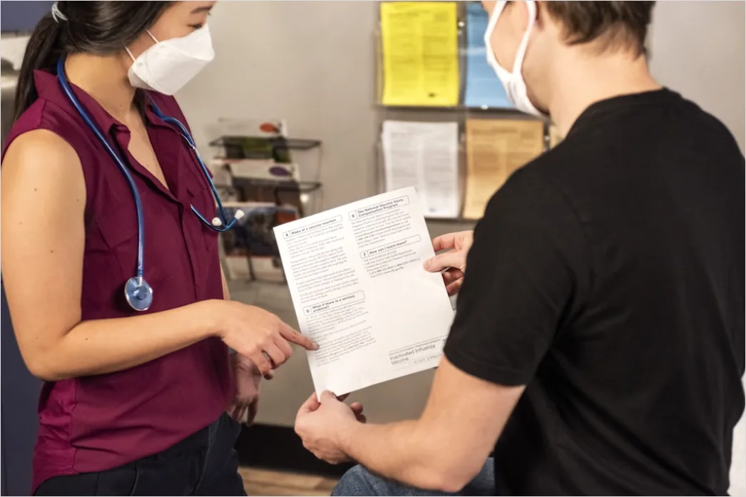 Detail Clinical Trial Paperwork And Medical Research Concept Number 7