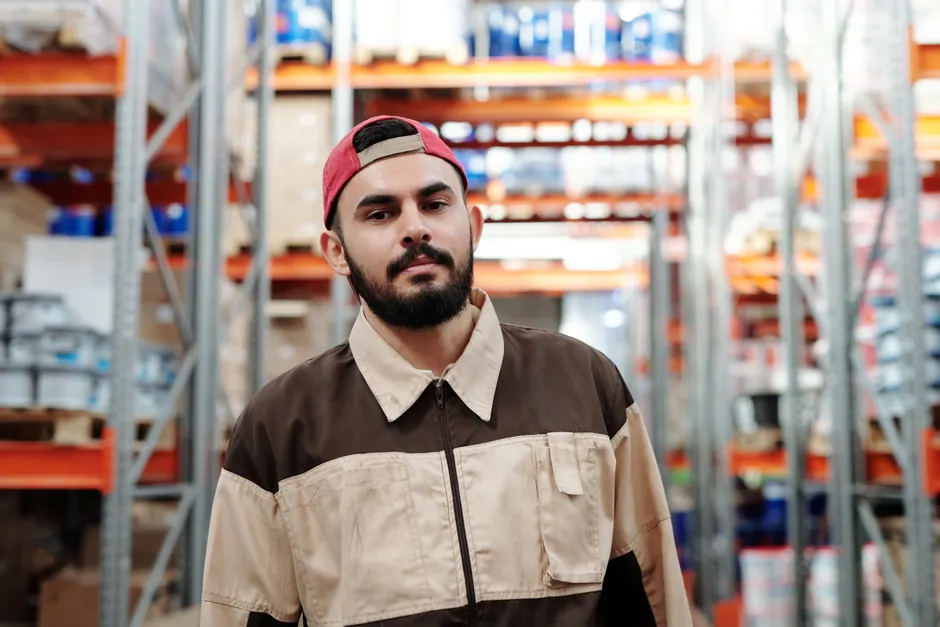 Detail Cold Storage Warehouse Worker In Freezer Suit Number 14