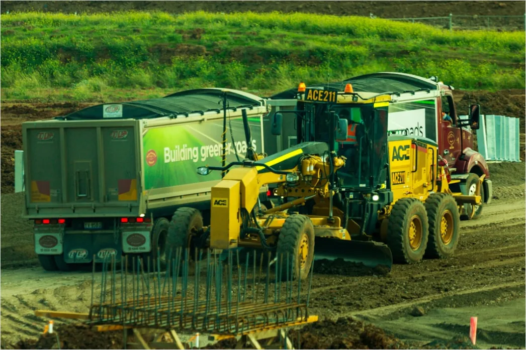 Detail Concrete Mixing Truck Pouring At Construction Site Number 18