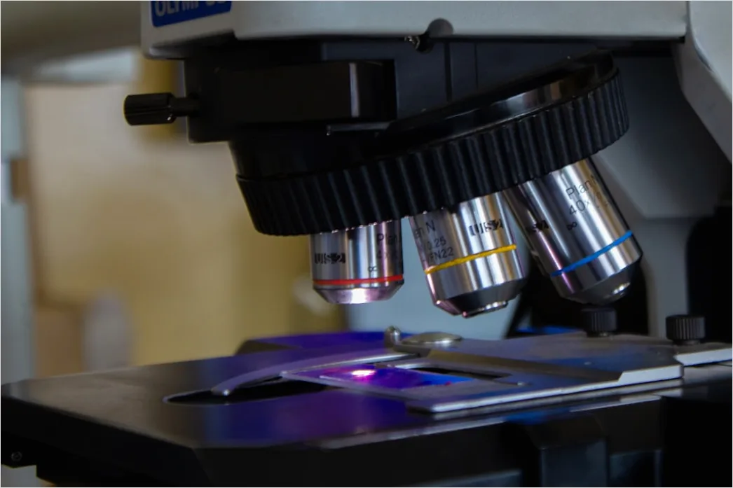 Detail Confocal Microscope Laboratory Equipment Close Up Number 10