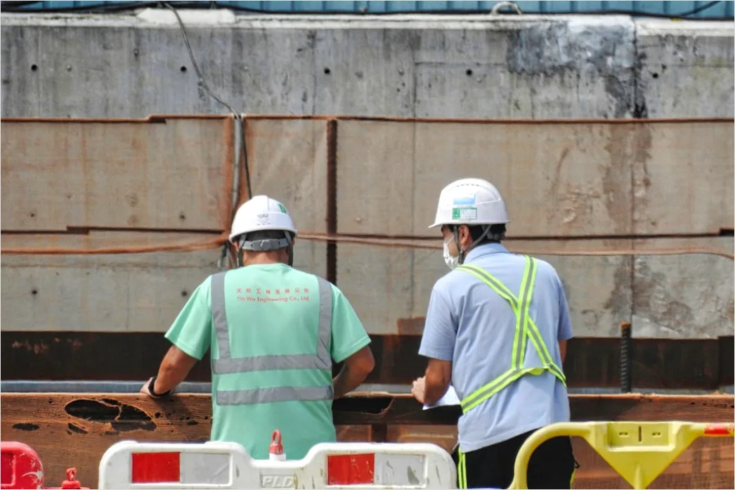 Detail Construction Site Safety Briefing Team Morning Number 11
