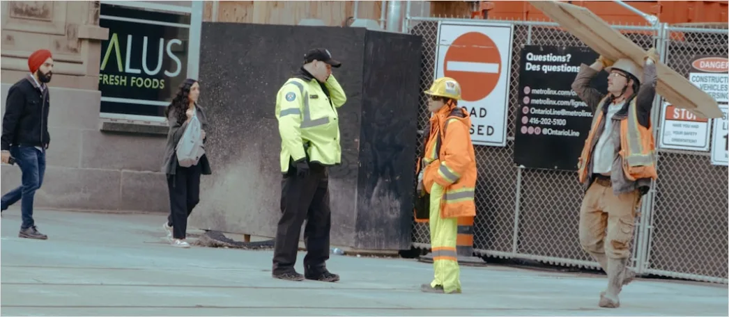 Detail Construction Site Safety Briefing Team Morning Number 5