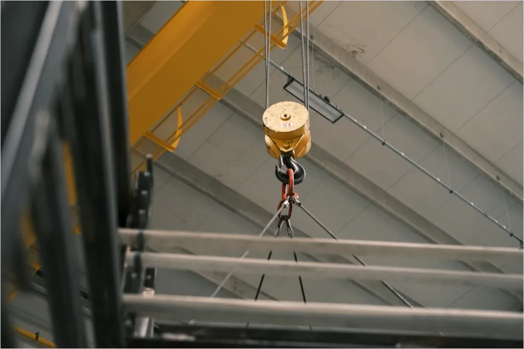 Detail Construction Worker Wearing Safety Harness At Height Number 12