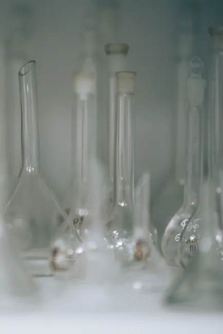 Detail Crystal Growth Experiment Laboratory Close Up Number 11