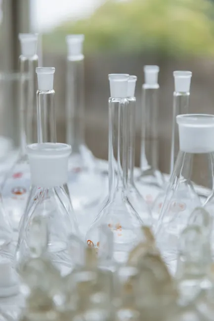 Detail Crystal Growth Experiment Laboratory Close Up Number 12