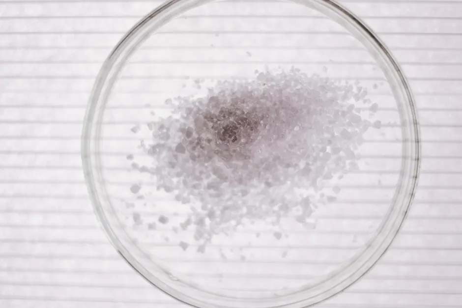 Detail Crystal Growth Experiment Laboratory Close Up Number 3