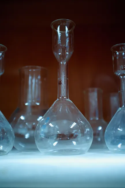 Detail Crystal Growth Experiment Laboratory Close Up Number 5