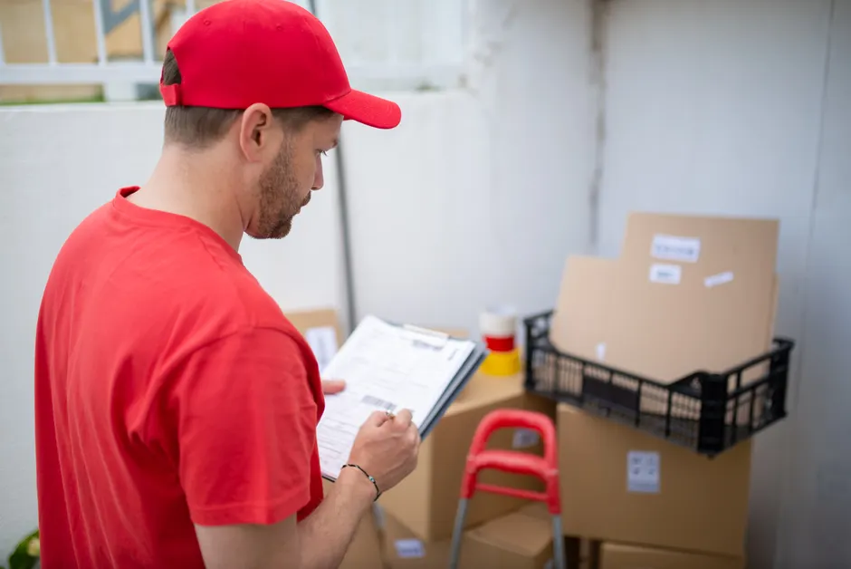 Detail Distribution Center Conveyor Belt Sorting Packages Number 18