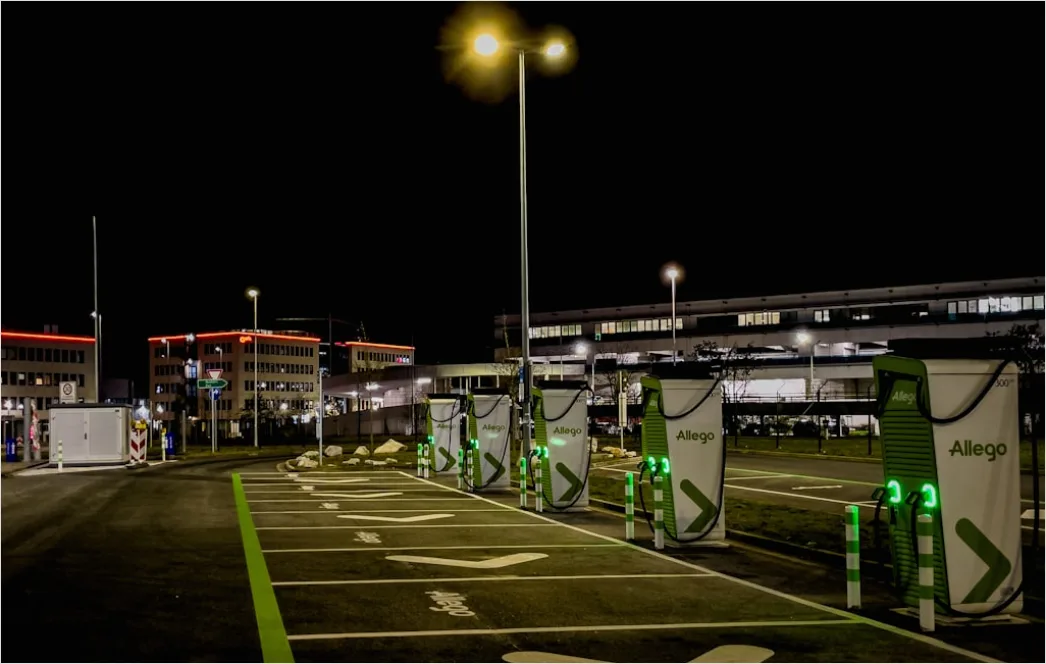 Detail Electric Vehicle Charging Station Urban Parking Number 4