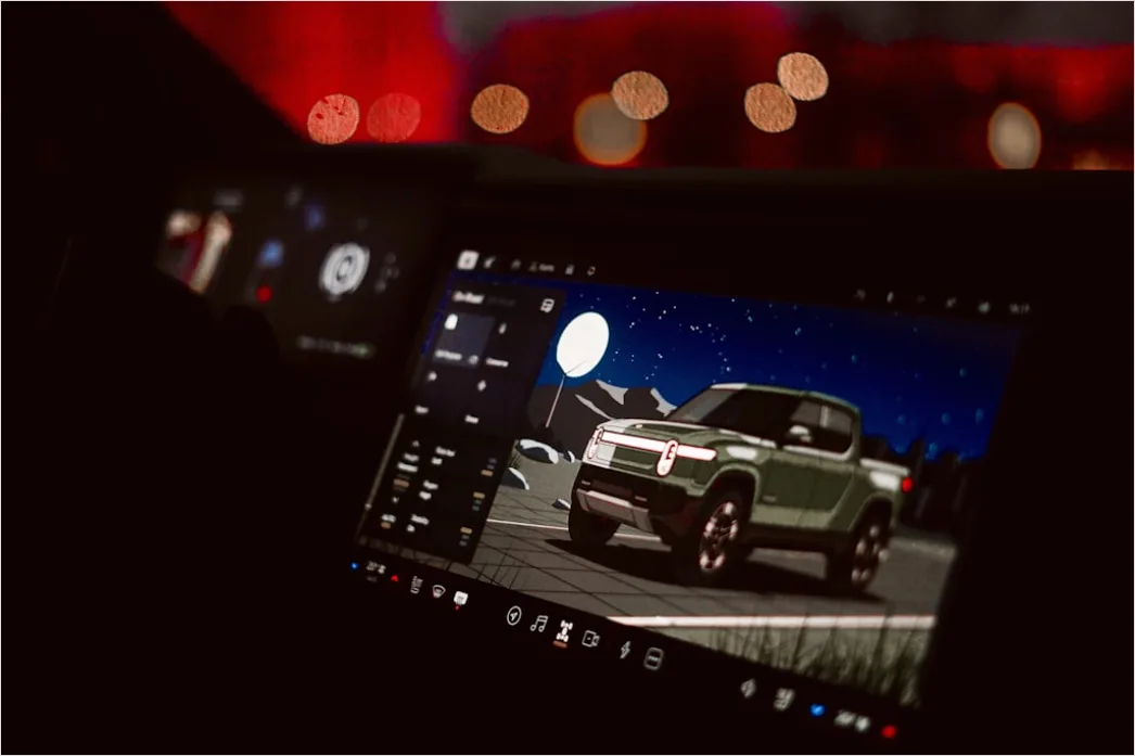 Detail Electric Vehicle Dashboard Screen Navigation Display Number 7