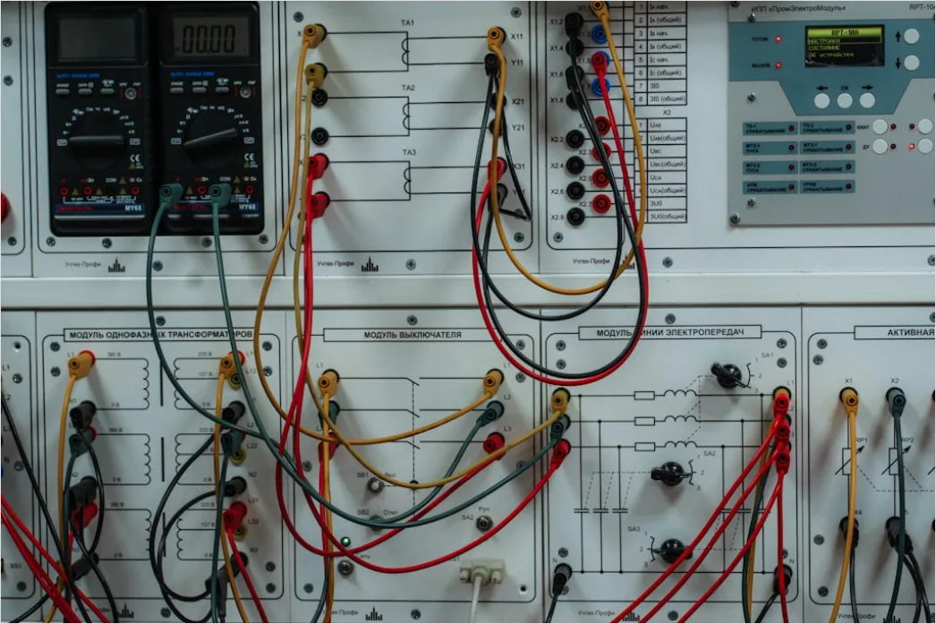 Detail Electronics Lab Circuit Testing Oscilloscope Close Up Number 12