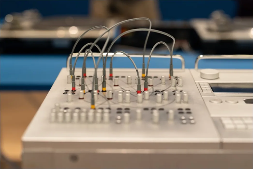 Detail Electronics Lab Circuit Testing Oscilloscope Close Up Number 8