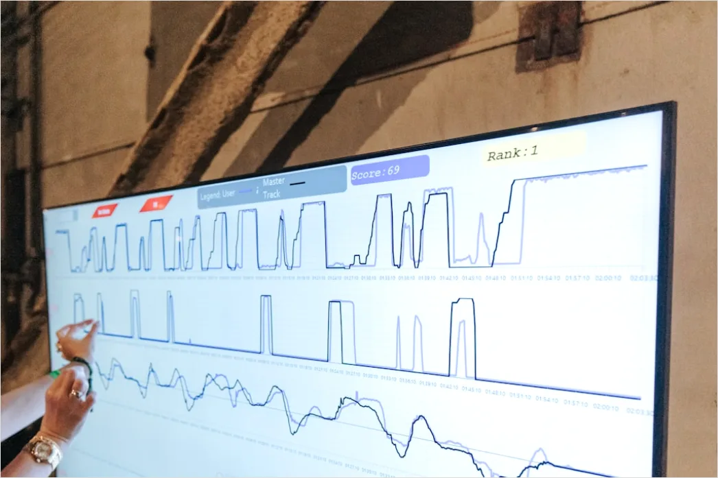 Detail Energy Sector Engineer Reviewing Pipeline Data Number 16