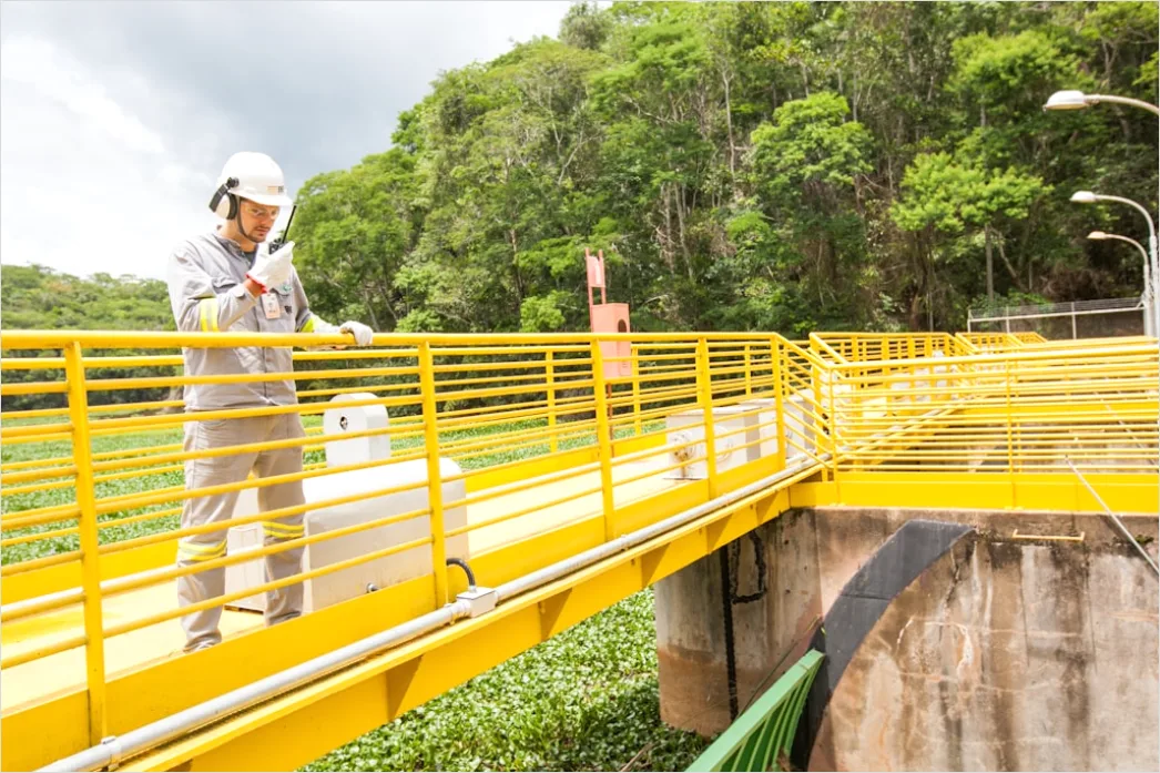 Detail Energy Sector Engineer Reviewing Pipeline Data Number 7