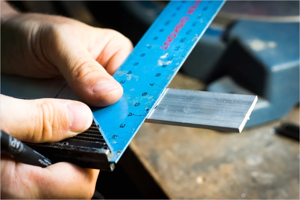 Detail Engineer Measuring Component With Caliper Close Up Number 15