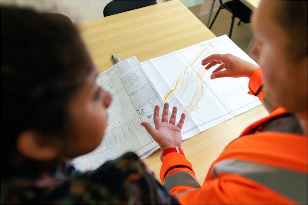 Detail Engineering Workshop Blueprint Review Technician Number 5
