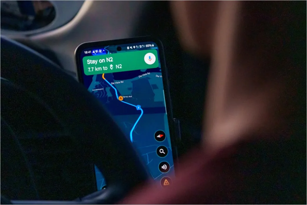 Ev Charging Network Map App On Screen 1e73
