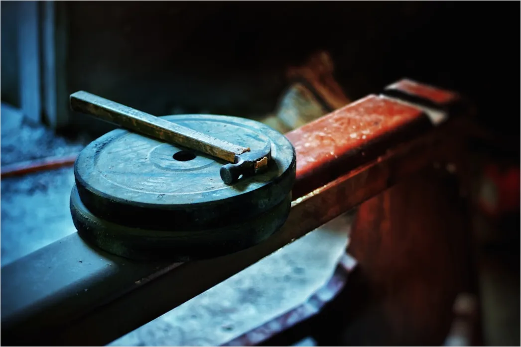 Detail Forge Hammer Press Heavy Metal Shaping Close Up Number 16