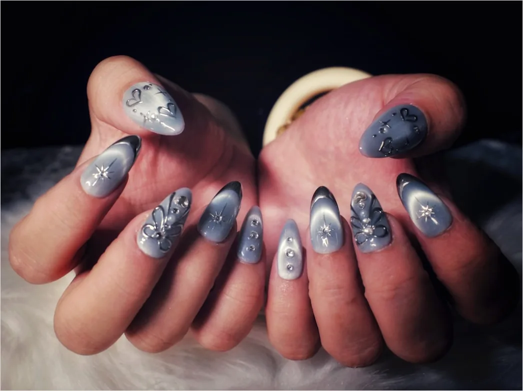 Detail French Tip Nail Art Modern Variations Ideas Number 12