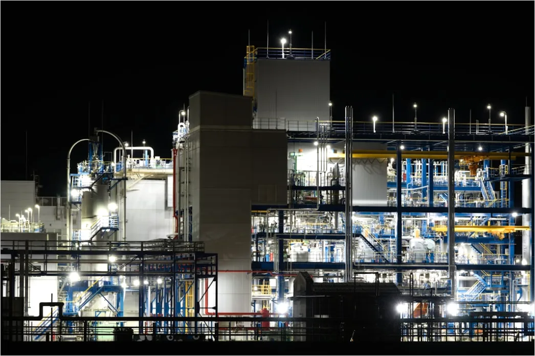 Fuel Storage Facility Industrial Complex Overview 244f