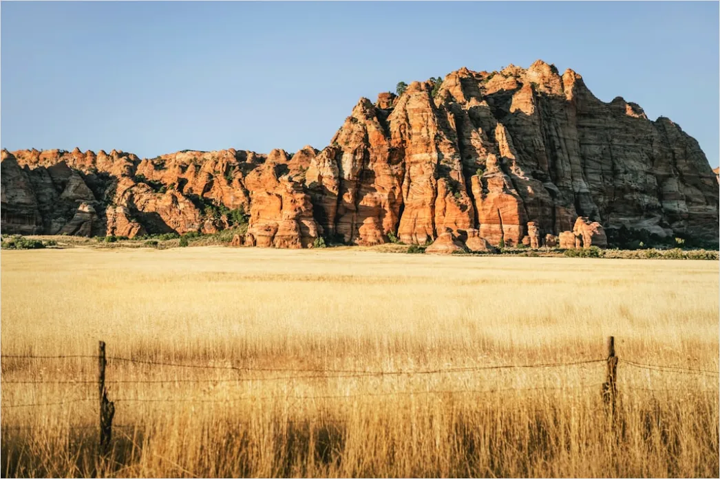 Detail Geologist Examining Rock Formations In Field Number 5