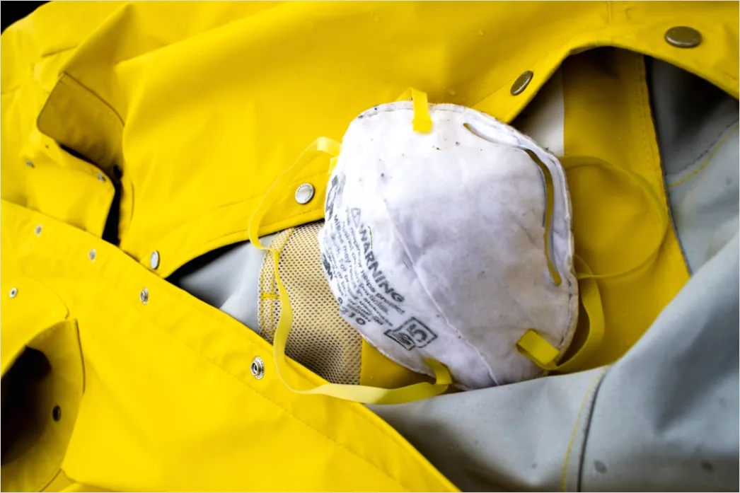 Detail Hazardous Material Handling Worker Protective Gear Number 9