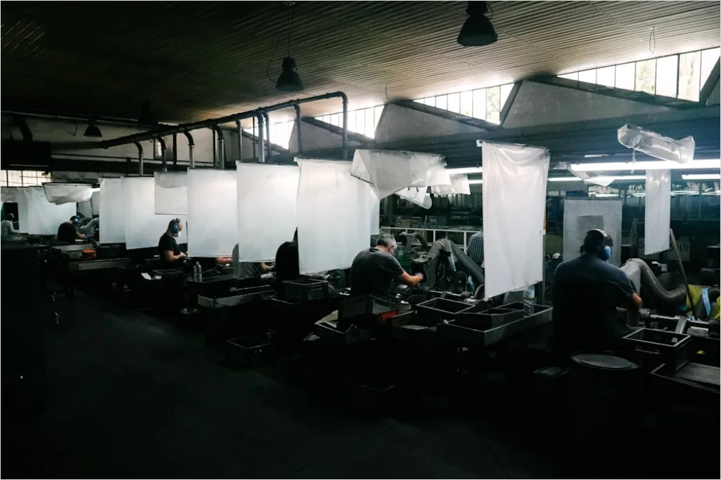 Detail Hot Rolled Steel Billets On Production Floor Number 2