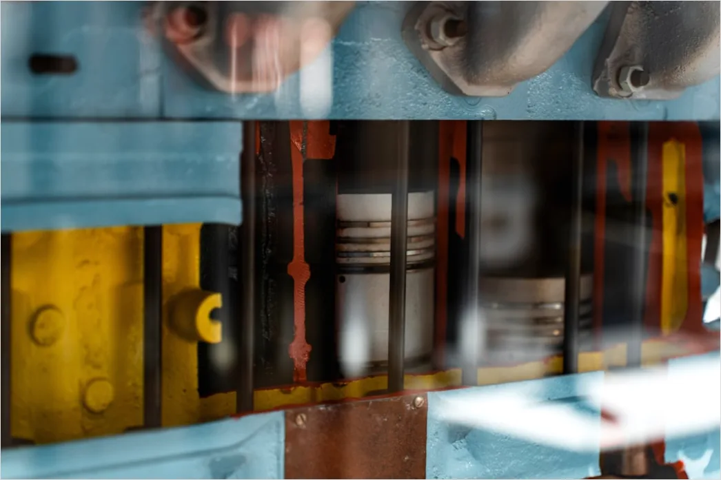 Hydraulic Press Forming Metal Component Close Up 8c7c