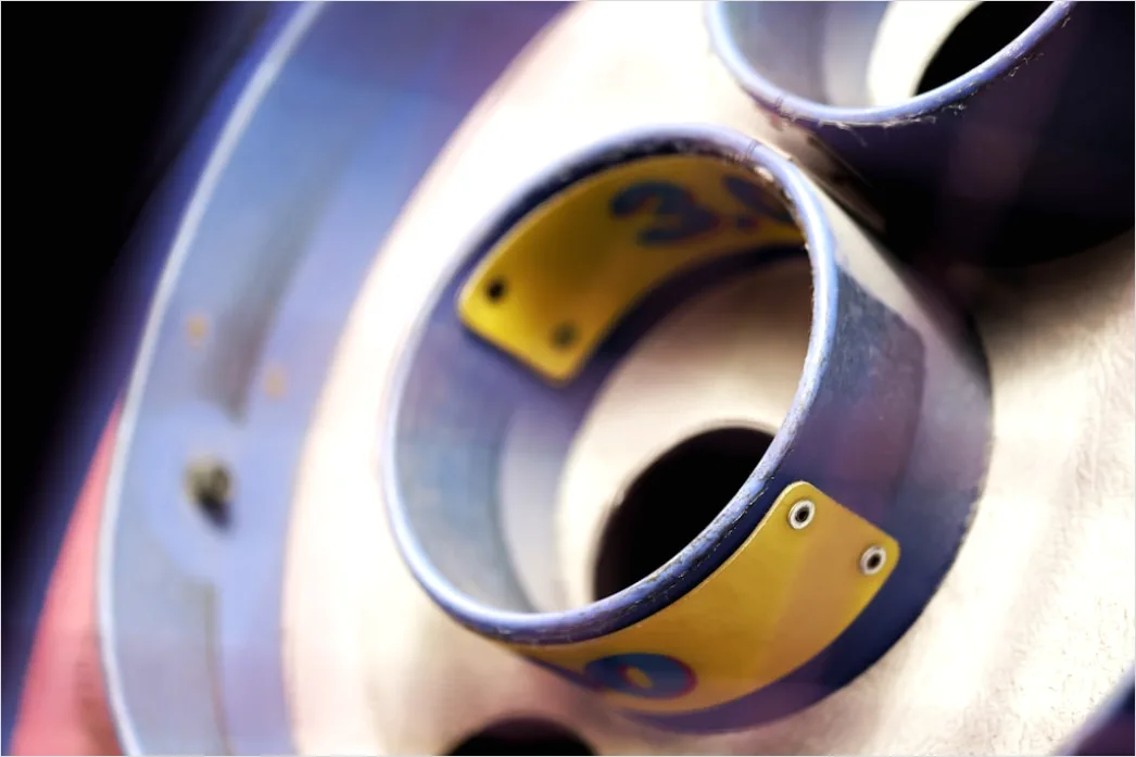 Detail Hydraulic Press Forming Metal Component Close Up Number 13