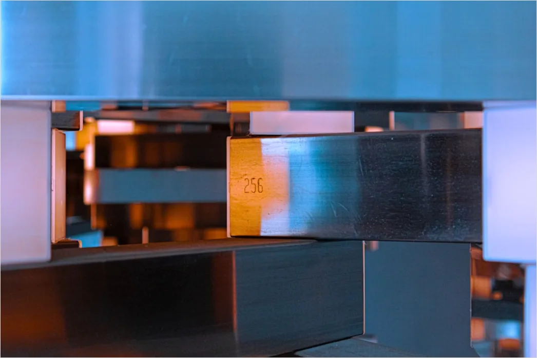 Detail Hydraulic Press Forming Metal Component Close Up Number 5