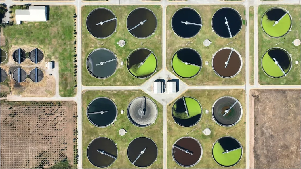 Detail Industrial Chemical Storage Tank Farm Aerial View Number 14