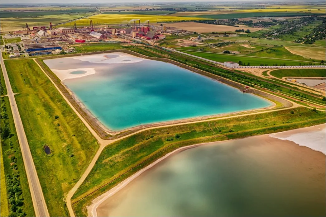 Detail Industrial Chemical Storage Tank Farm Aerial View Number 7