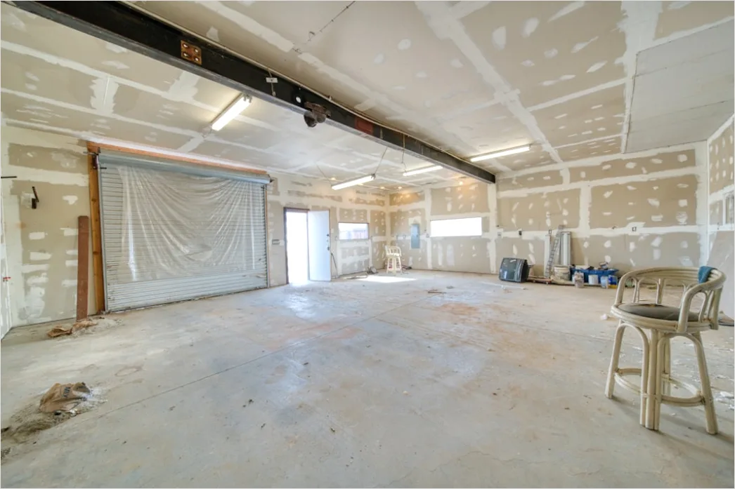 Detail Interior Construction Drywalling Workers Finishing Number 11