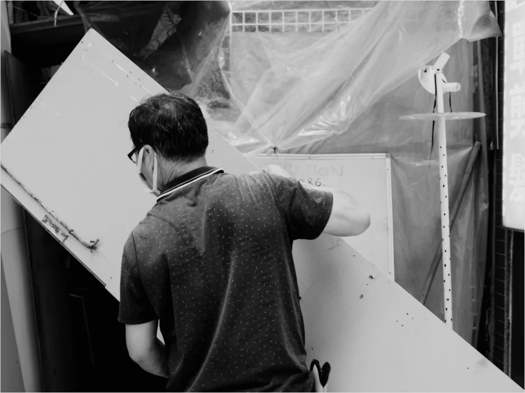 Detail Interior Construction Drywalling Workers Finishing Number 13