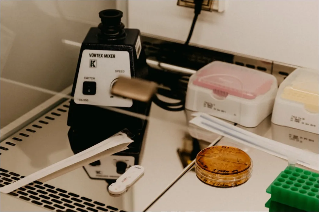 Detail Laboratory Scale Weighing Powder Close Up Number 19