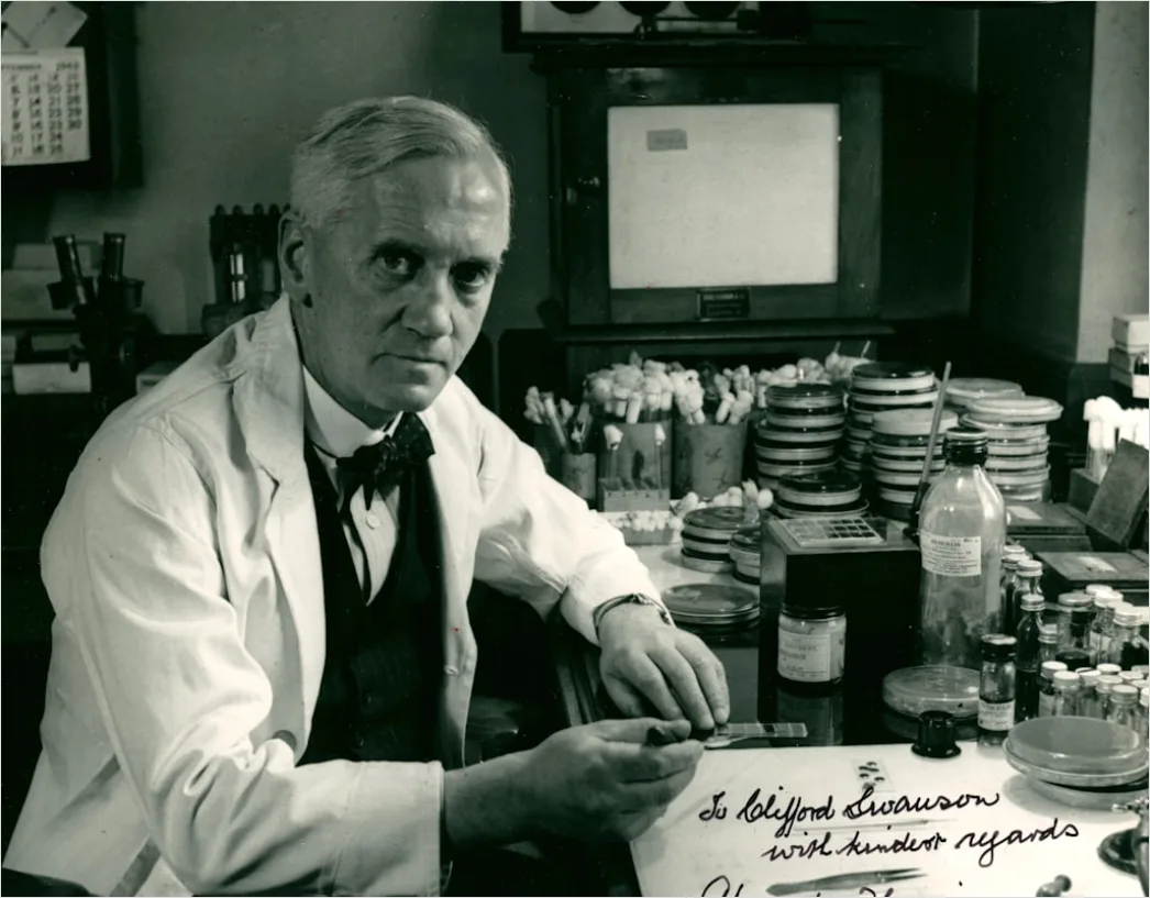 Detail Laboratory Technician Preparing Samples At Bench Number 4