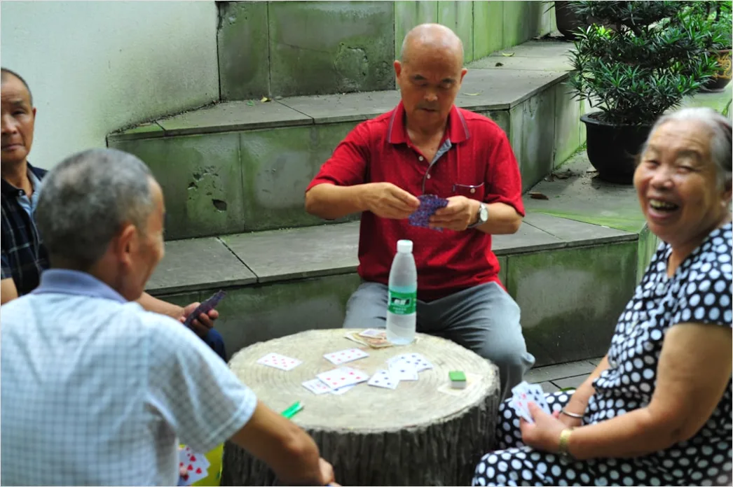 Detail Language Learning Class Adults Practicing Conversation Number 10