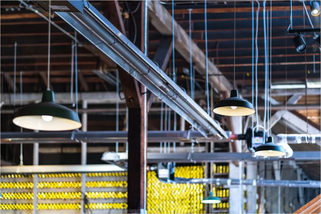Detail Large Warehouse Interior With Organized Shelving Aisles Number 7