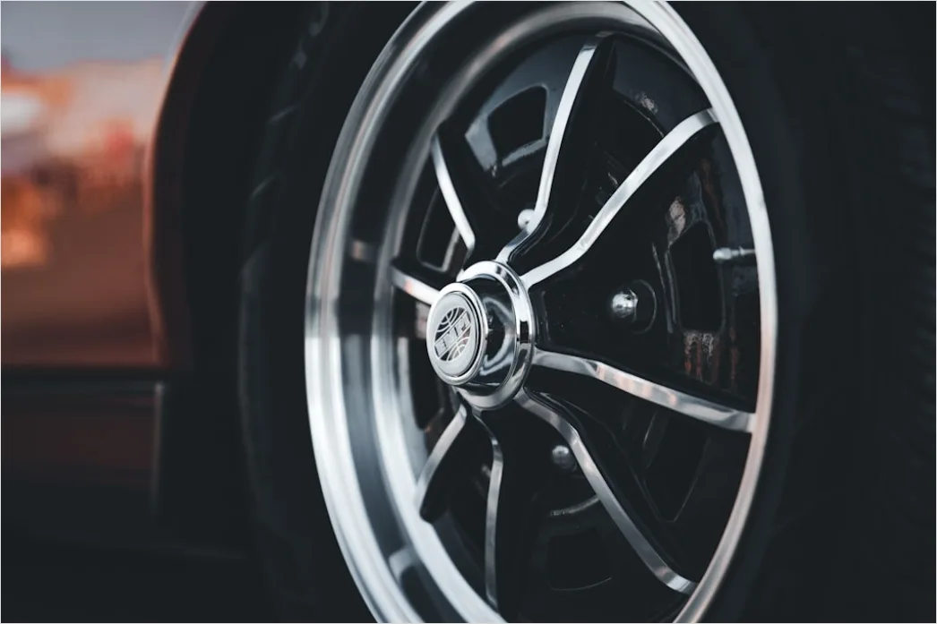 Detail Luxury Car Wheel Rim Detail Close Up Macro Number 12