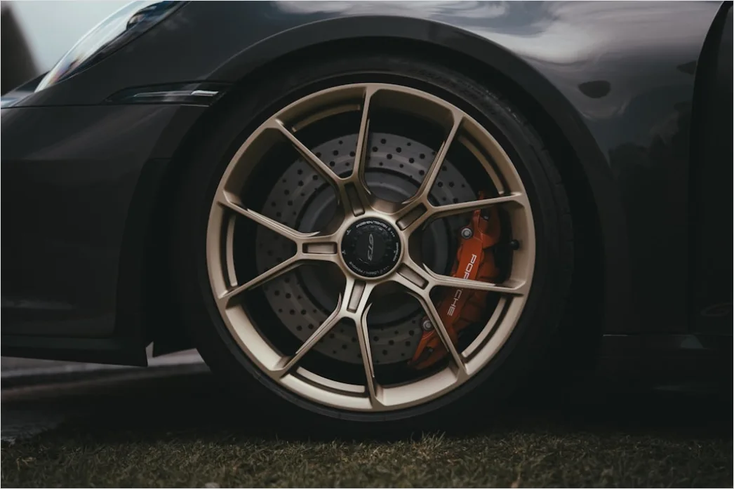 Detail Luxury Car Wheel Rim Detail Close Up Macro Number 13