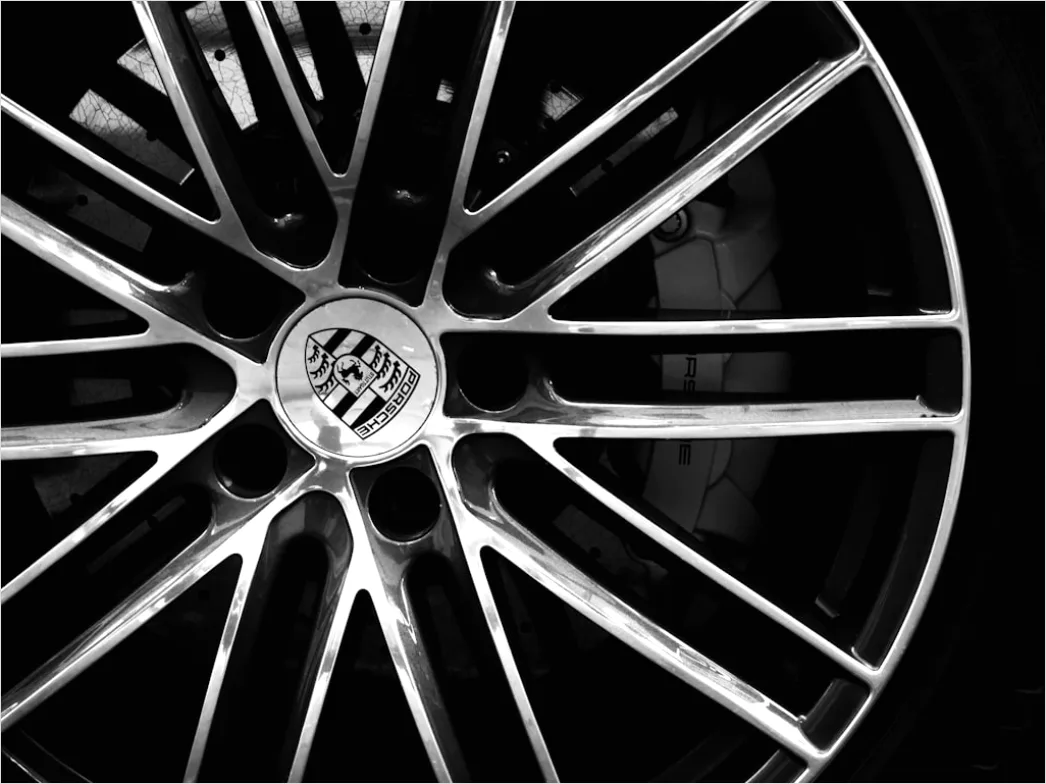 Detail Luxury Car Wheel Rim Detail Close Up Macro Number 15