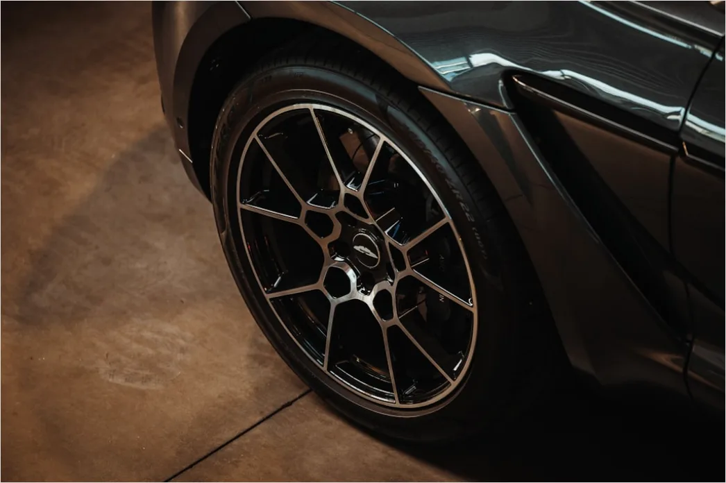 Detail Luxury Car Wheel Rim Detail Close Up Macro Number 16