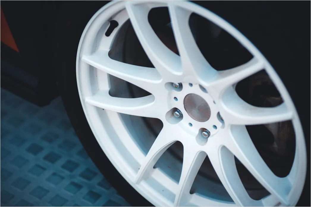 Detail Luxury Car Wheel Rim Detail Close Up Macro Number 20