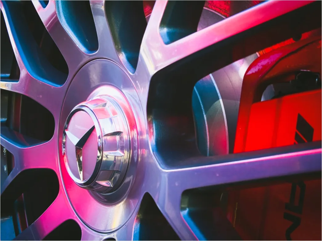 Detail Luxury Car Wheel Rim Detail Close Up Macro Number 3
