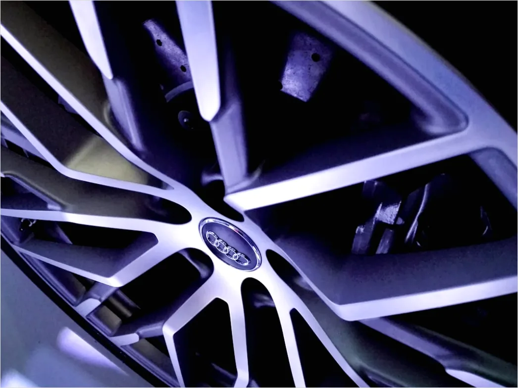Detail Luxury Car Wheel Rim Detail Close Up Macro Number 8