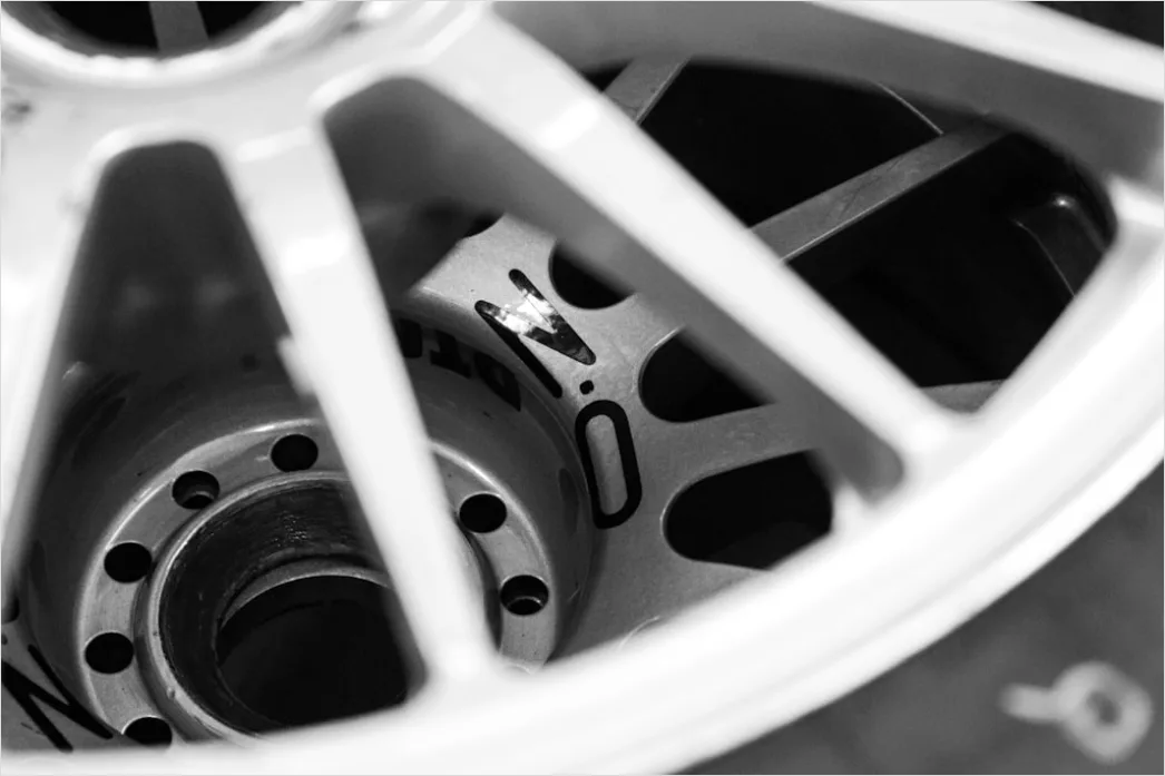 Detail Luxury Car Wheel Rim Detail Close Up Macro Number 10