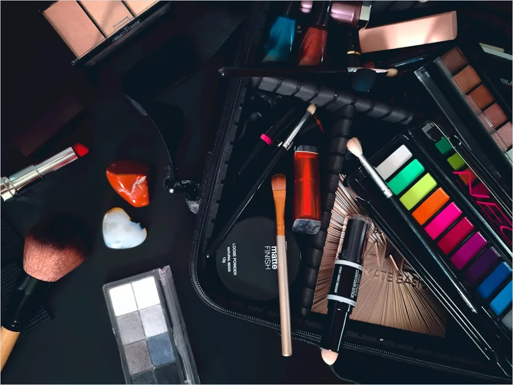 Detail Makeup Collection Flat Lay Aesthetic Arrangement Number 13