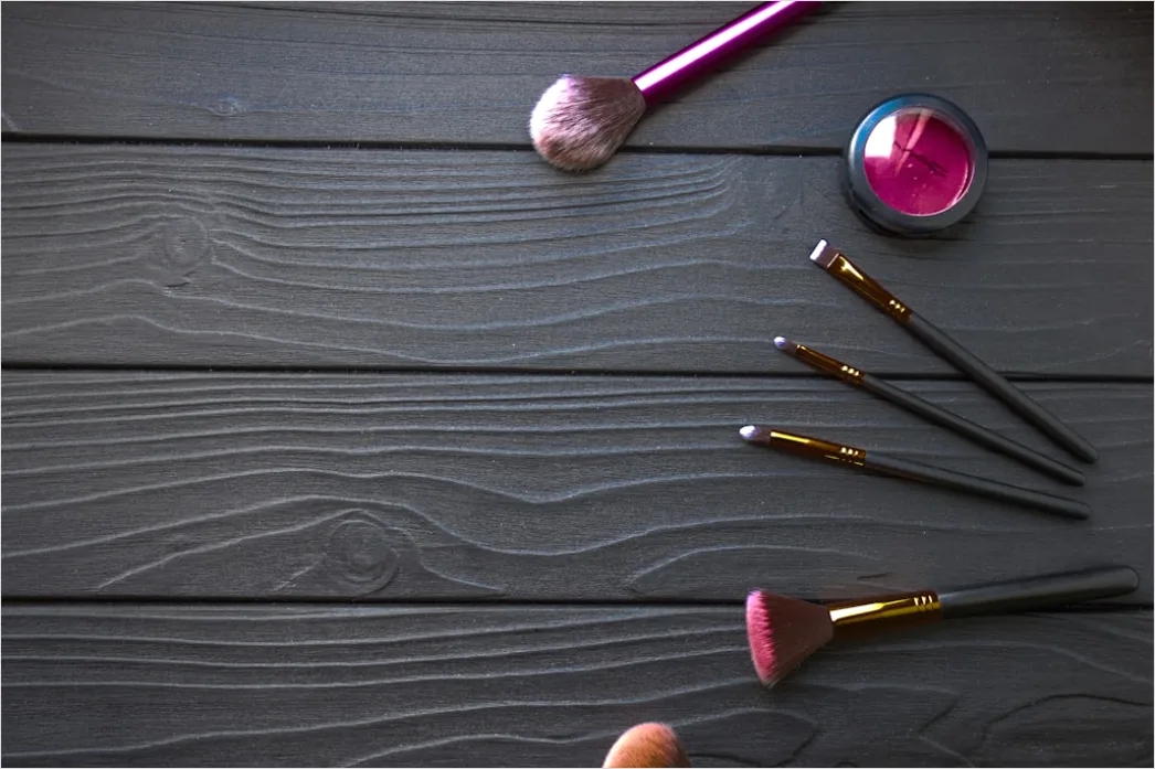 Detail Makeup Collection Flat Lay Aesthetic Arrangement Number 17